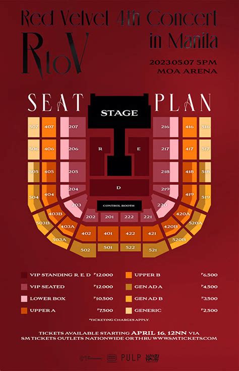 red velvet concert manila|Ticket prices, seat plan: Red Velvet’s ‘R to V’ concert in Manila.